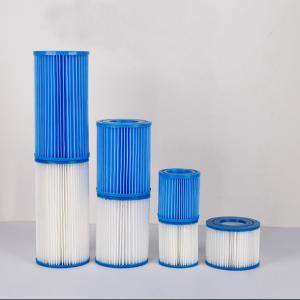 PET+Non-woven Fabric Antibacterial Swimming Pool Filter Cartridge with Silver Ion PET+Non-woven Fabric Antibacterial Swimming Pool Filter Cartridge with Silver Ion