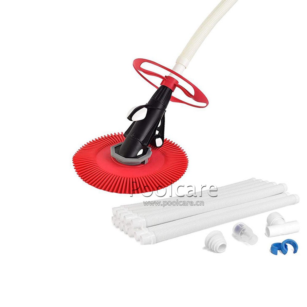 Automatic Pool Cleaner Red Color Swimming Pool Robotic Pool Vacuum Cleaner