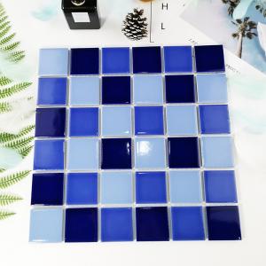 48mm Cell Size Swimming Pool Mix 3 Color Ceramic/Glass Mosaic Tile 48mm Cell Size Swimming Pool Mix 3 Color Ceramic/Glass Mosaic Tile