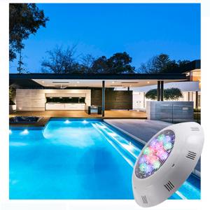 Round warm white SMD IP68 18W 24W underwater lamps led wall mounted swimming pool light